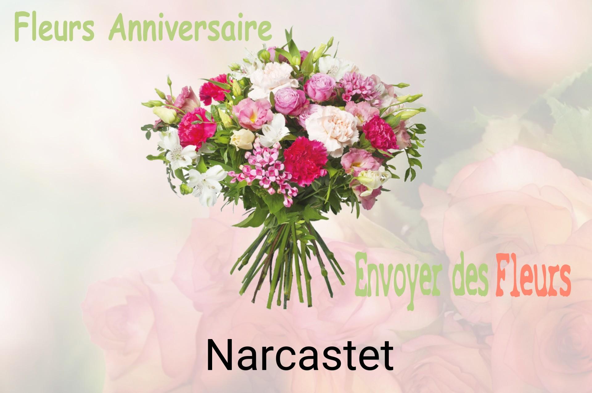 Bouquet de fleurs d’anniversaire livré à Narcastet